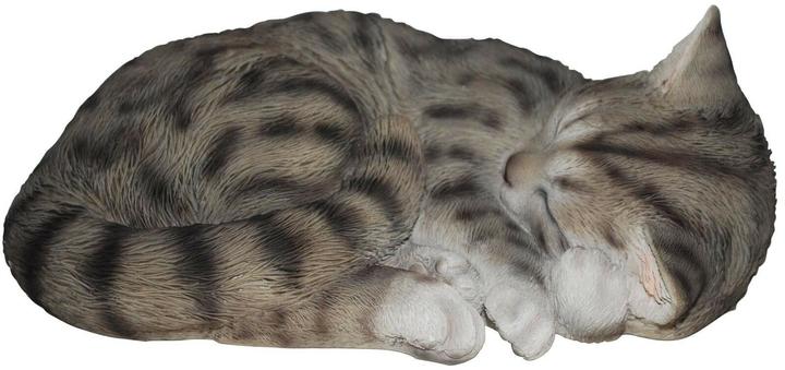 Décoration figure chat qui dort (13,5 x 22,5 x 29,5 cm)