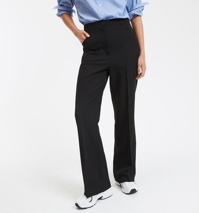 Actual product image La Redoute Collections Flare trousers (30)