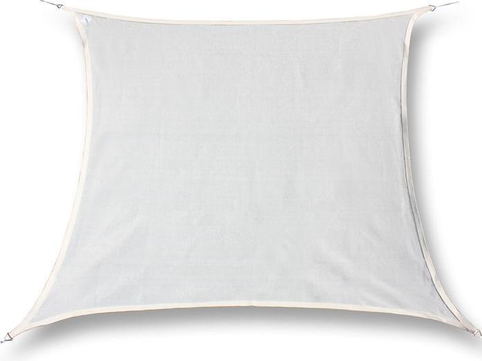 Image du produit Swisshandel24 Voile d'ombrage imperméable carré 3.6x3.6m, crème (360 x 360 cm)