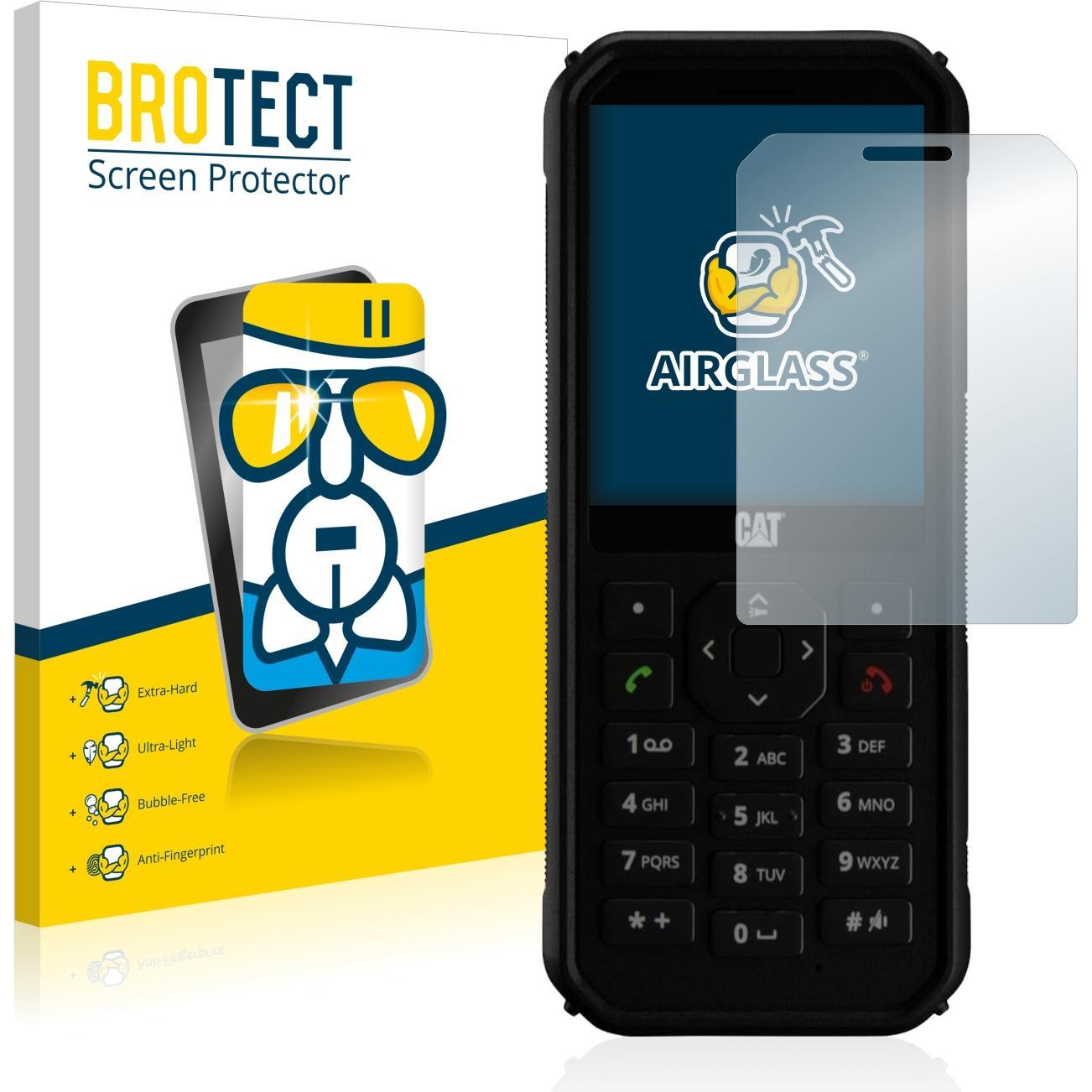 BROTECT AirGlass Panzerglasfolie (1 Stück, Cat B40), Smartphone Schutzfolie, Transparent