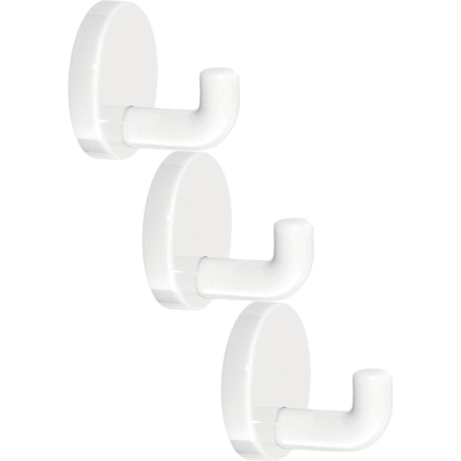 Vasalat, Garderobe + Kleiderhaken, Wandhaken HEWI Tiefe 30mm 3er Set Polyamid reinweiss
