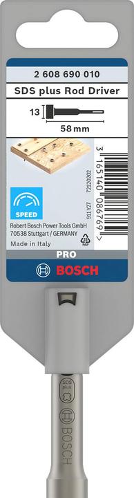 Produktbild Bosch Professional Zubehör PRO SDS plus Rod Driver, 58 mm (13 Millimeter)