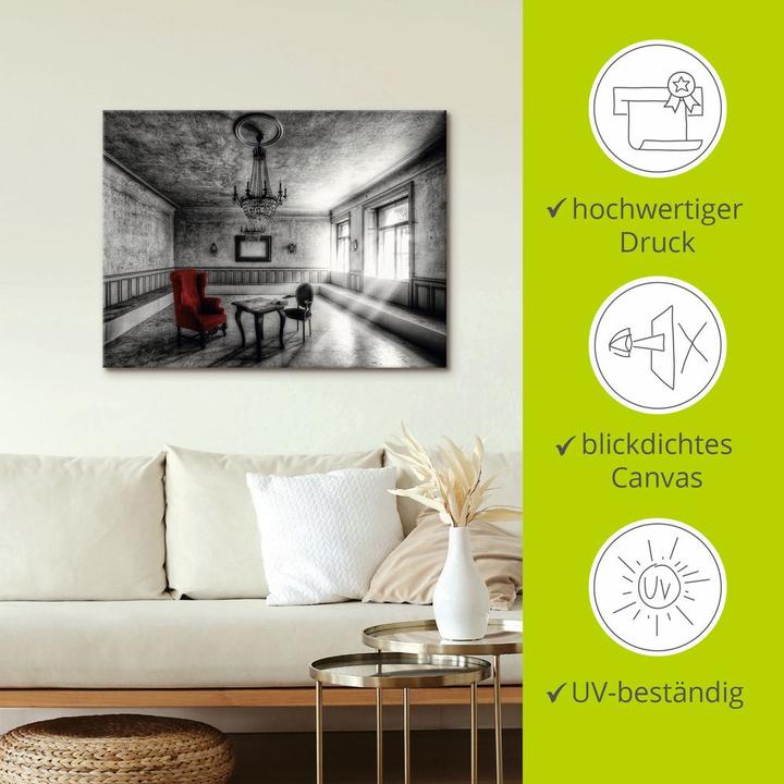 Image du produit Artland Lost Place - Fauteuil rouge T9SH (60 x 45 cm)