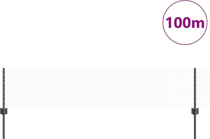 Produktbild vidaXL Grau Gartenzaun