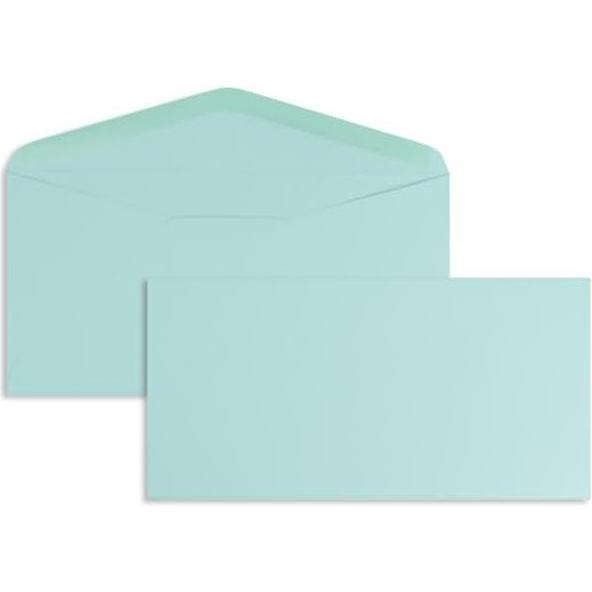 Blanke, Briefumschlag, Briefumschläge DINlang 120g/qm gummiert VE=100 Stück lagune (110 x 220 mm, 100 x)