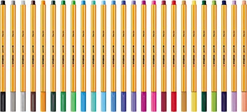 Produktbild STABILO point 88 Fineliner (Mehrfarbig, 5 x)