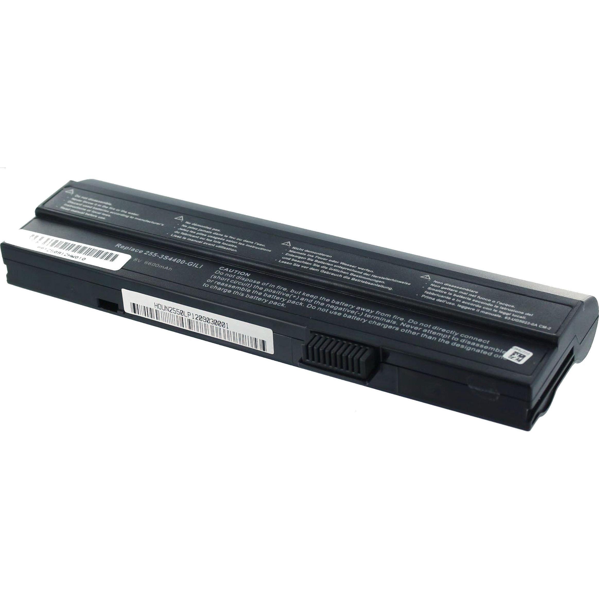 AGI 40544 - Akku - Akku 6.600 mAh 11,1 V (6600 mAh), Notebook Akku, Schwarz