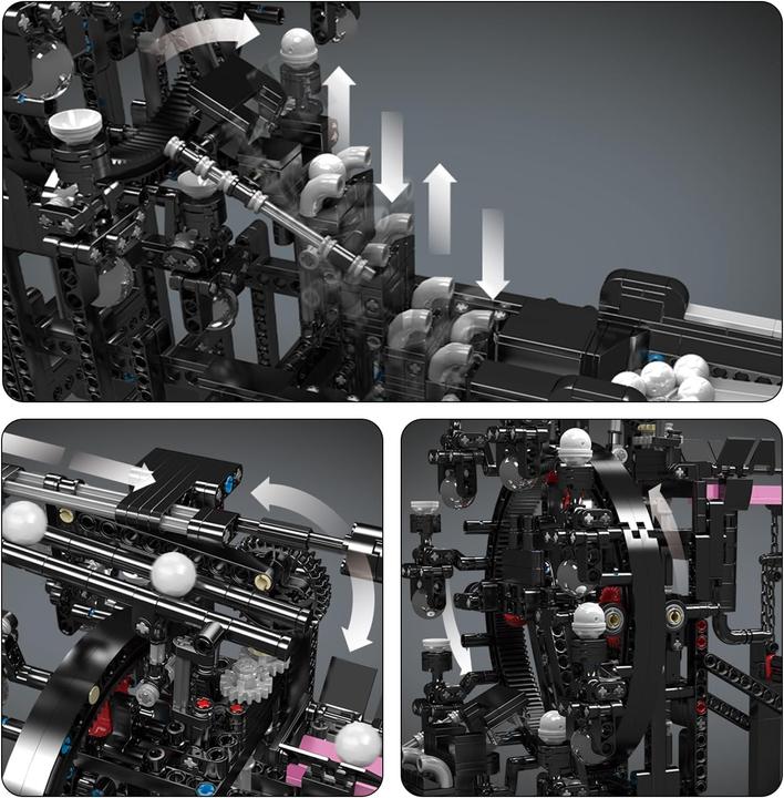 Actual product image Mould King Rainbow Tensegrity (marble run)