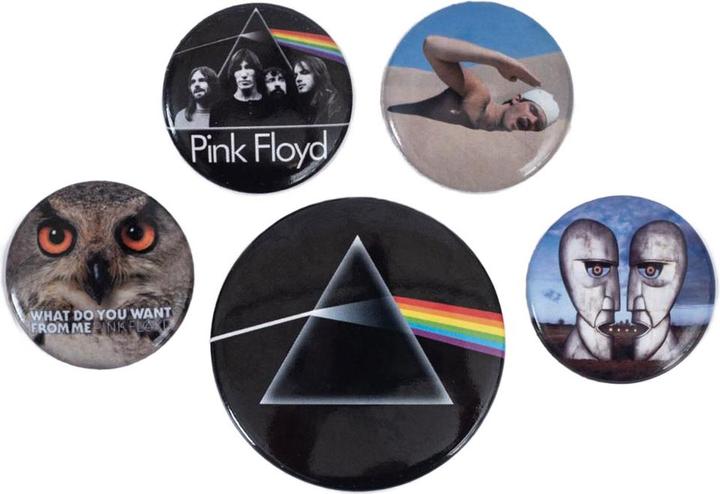 Produktbild Pink Floyd Klassisch Abzeichen 5erPack Set Knopf