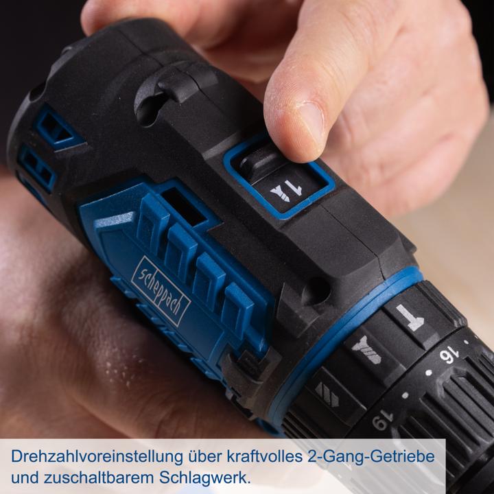 Produktbild Scheppach Akku-Schlagbohrschrauber BC-CD60-X (DIY) (Schlagbohrschrauber)