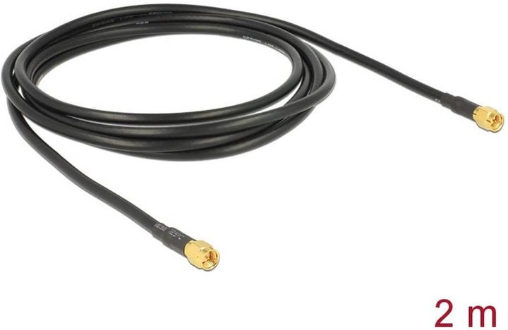 Actual product image Delock Antenna cable SMA plug > SMA plug LMR195 (Antenna cable)