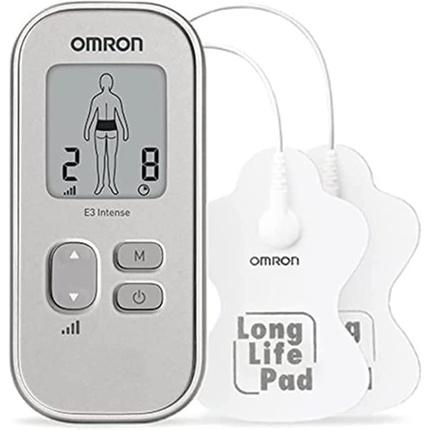 Omron TENS E3 Intense - Elektrodentherapie apparaat - Zilver
