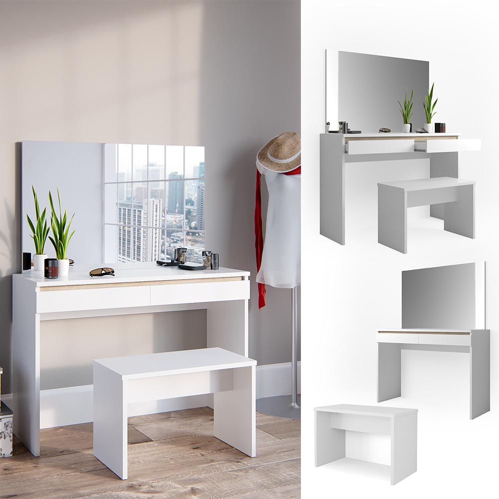 Thumbnail - Vicco, Schminktisch, Emma mit Hocker