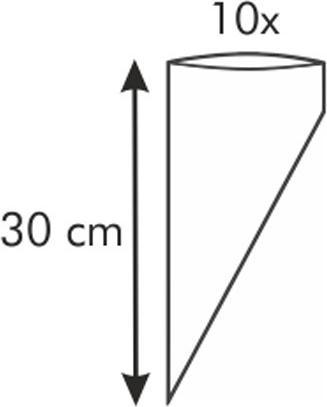 Actual product image Tescoma Piping bag DELÍCIA 30 cm, 10 pcs. (Piping bag)
