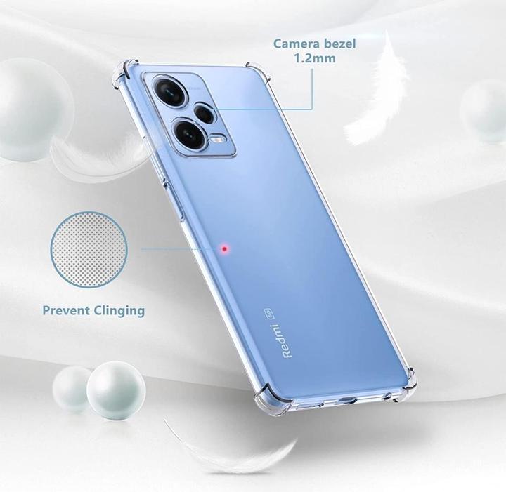 Produktbild Screenguard Xiaomi Redmi Note 12 Pro+ 5G Hülle Crystal Soft Airbag Bumper (Xiaomi Redmi Note 12 Pro+ 5G)