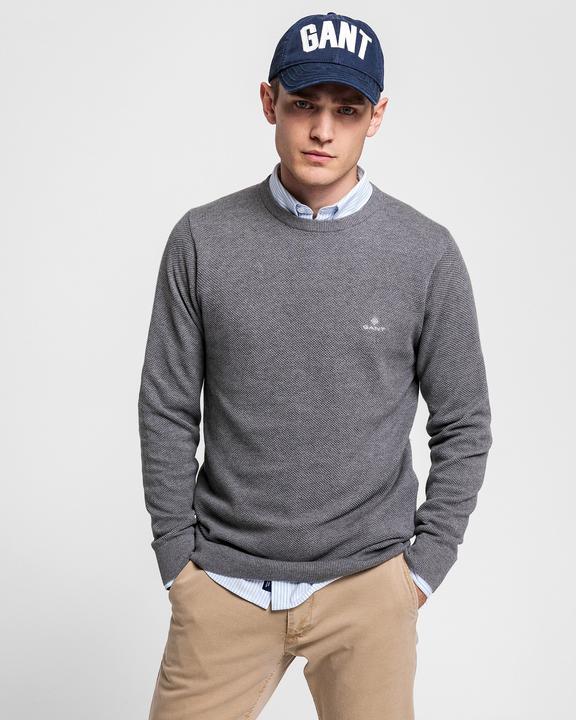 Produktbild GANT Baumwoll-Piqué-Crewneck-Pullover (XS)