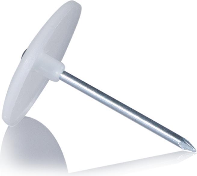 Produktbild F-Tronic Nagelscheibe 35mm NS35/360 m. Nagel 3x60mm (100 Stück, 60 mm)