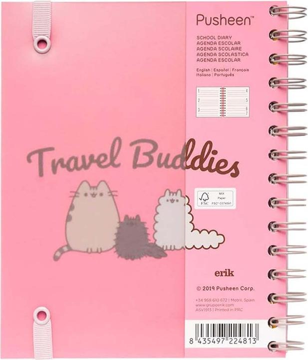 Image du produit Pusheen - Planificateur 2019/2020 (15,5 x 19 cm)