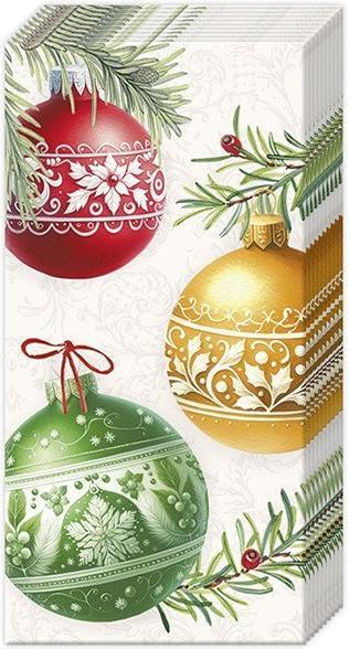 Actual product image IHR Papiertaschentücher XMAS BUBBLES cream