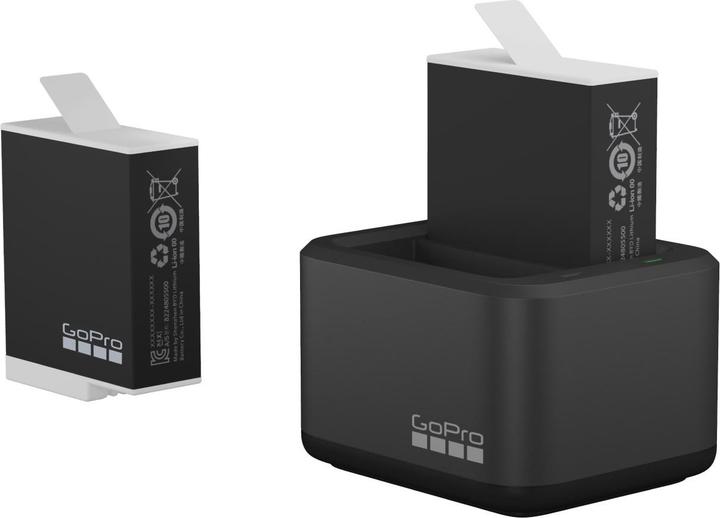 Actual product image GoPro Dual Battery Charger + Enduro Batteries