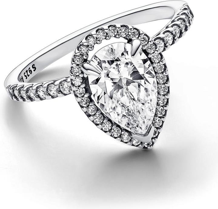 Produktbild Pandora Funkelnder Birnen Kranz Ring (48, 925 Silber)