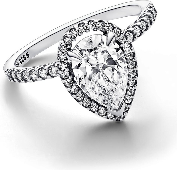 Produktbild Pandora Funkelnder Birnen Kranz Ring (52, 925 Silber)