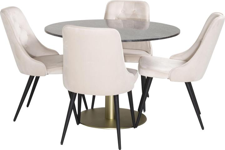 Produktbild Ebuy24 Essgruppe Estelle 17 (5-teilig) (Marmor)