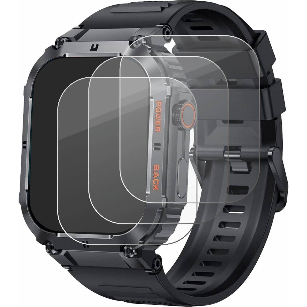 Thumbnail - BROTECT AirGlass Panzerglasfolie, Smartwatch Schutzfolie, Transparent