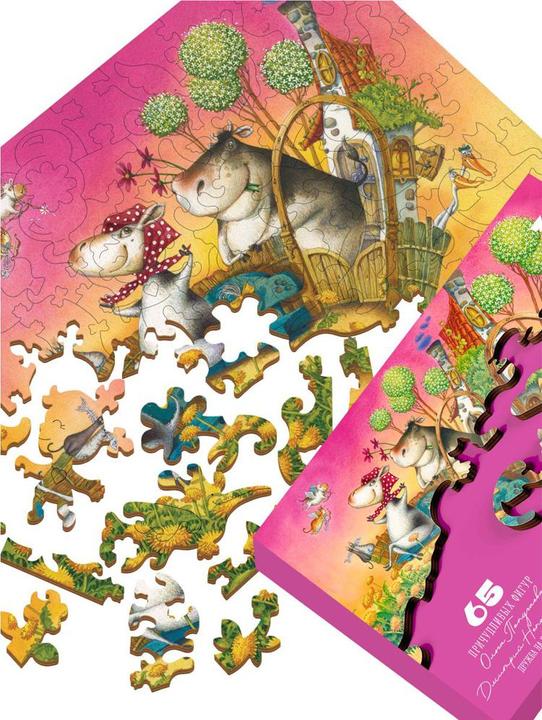 Produktbild DaVici Puzzle - Fliegende Kühe (65 Teile)