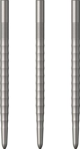 Actual product image Mission Silver ripple tips 40mm