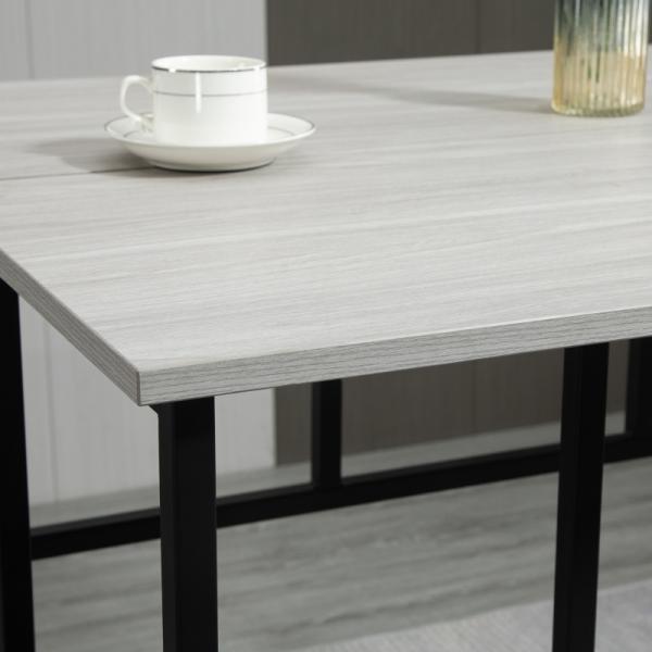 Image du produit Homcom Ensemble de tables de bar avec 4 tabourets (100 x 40 x 90 cm)