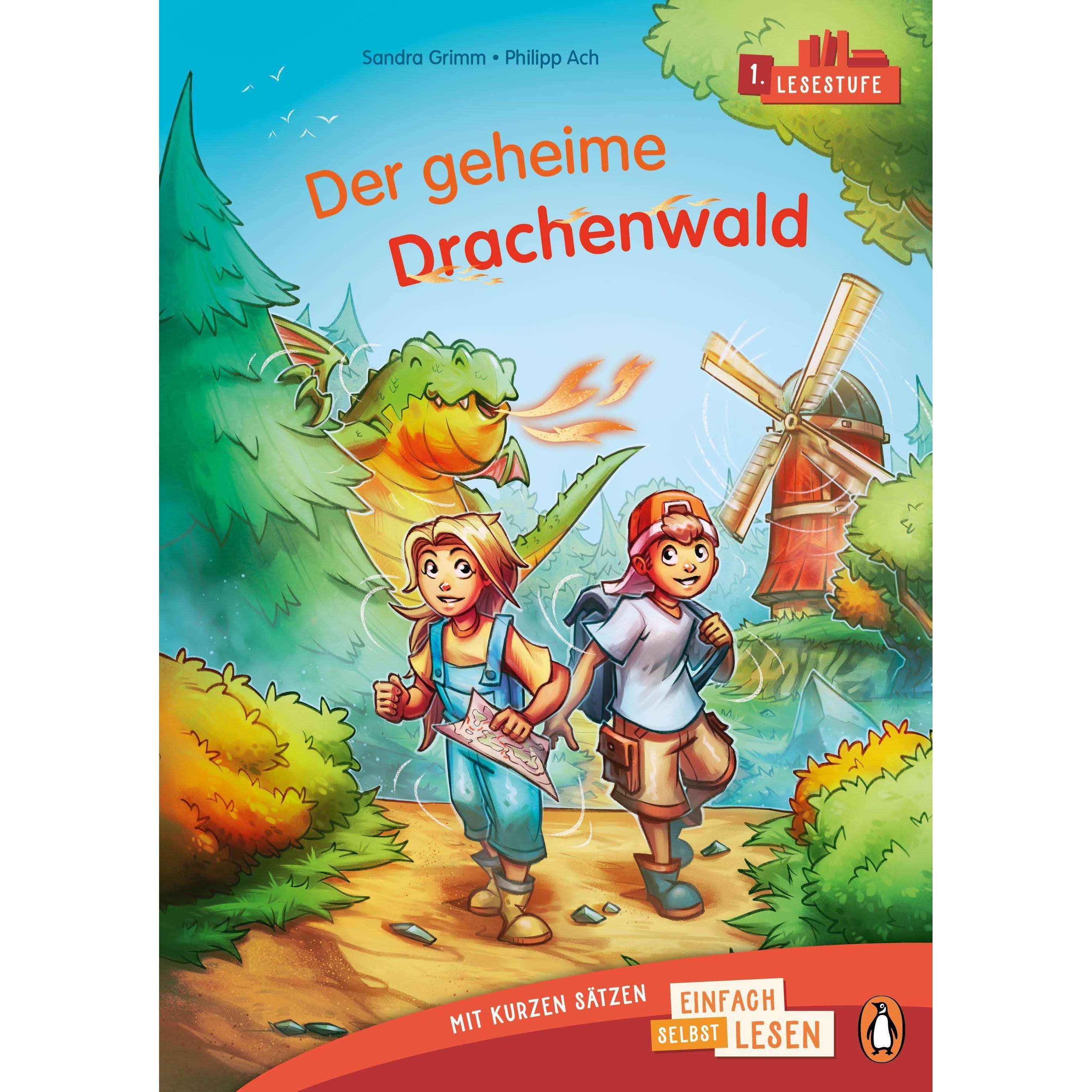 JUNIOR – Einfach selbst lesen: Der geheime Drachenwald - (Lesestufe 1), Schulbücher von Philipp Ach, Sandra Grimm