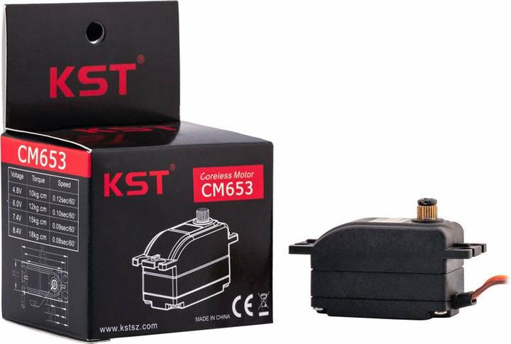 Actual product image KST Low Profile Servo CM653 18 kg, 0.07 s, Digital HV