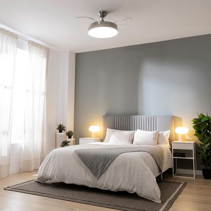 Actual product image Cecotec Ventilador Techo Energysilence Aero 4280 Invisible Acero