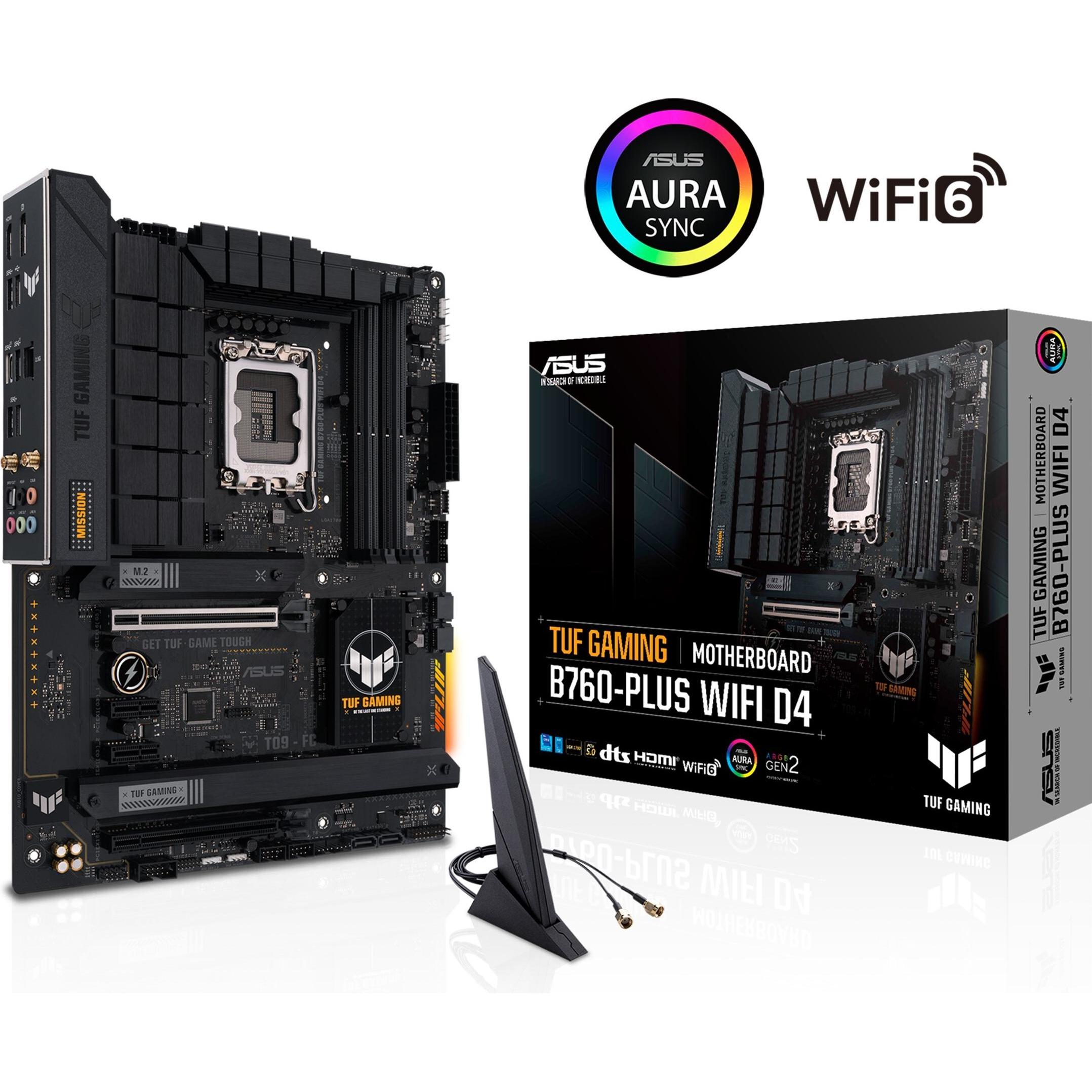 ASUS TUF GAMING B760-PLUS WIFI D4 (LGA 1700, Intel B760, ATX), Mainboard