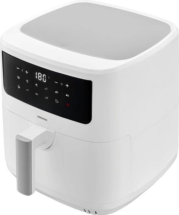 Image du produit Medion MD 11750 Life P10 XL Friteuse à air chaud duo 6,8 l, blanc