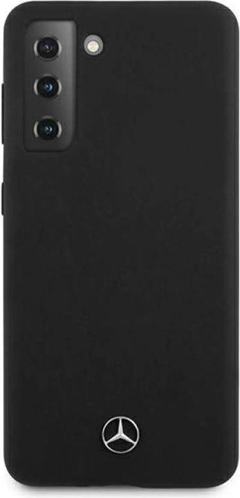 Actual product image Mercedes MEHCS21MSILBK S21 + G996 black / black solid silicone line (Samsung Galaxy S21+)