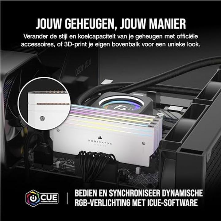 Image du produit Corsair Dominator Titanium (2 x 32GB, 6600 MHz, RAM DDR5, DIMM)