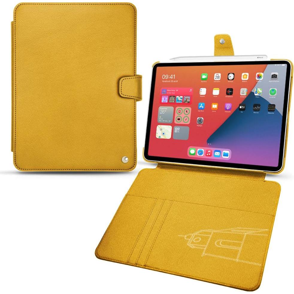 Noreve Lederschutzhülle Wallet (iPad mini 6), Tablet Hülle, Orange
