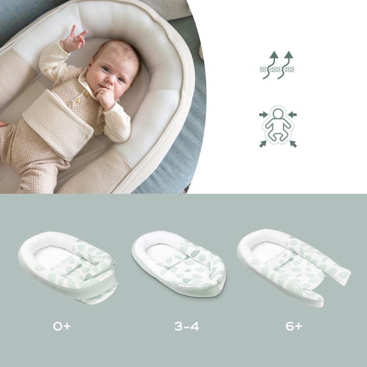 Produktbild Doomoo doomoo Babynestchen & Bettschlangen Babynest Cocoon mit Bauchgurt - Tetra Sa