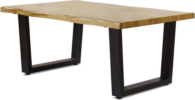 Domoletti Coffee table, black/wood, 90 cm x 60 cm x 39 cm