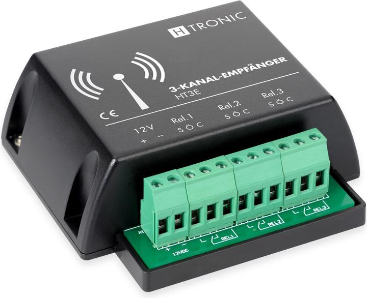 H-Tronic Ricevitore radio a 3 canali di frequenza