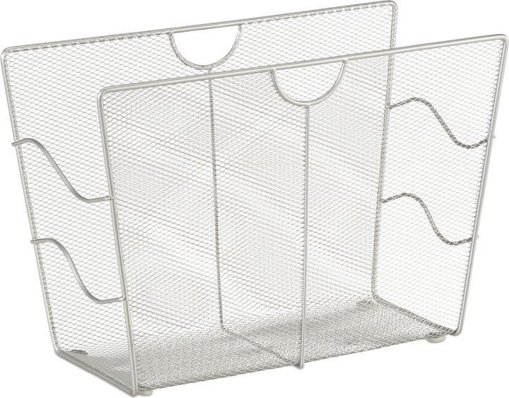 Actual product image Relaxdays Mesh Newspaper Stand (39 x 17 x 27 cm)