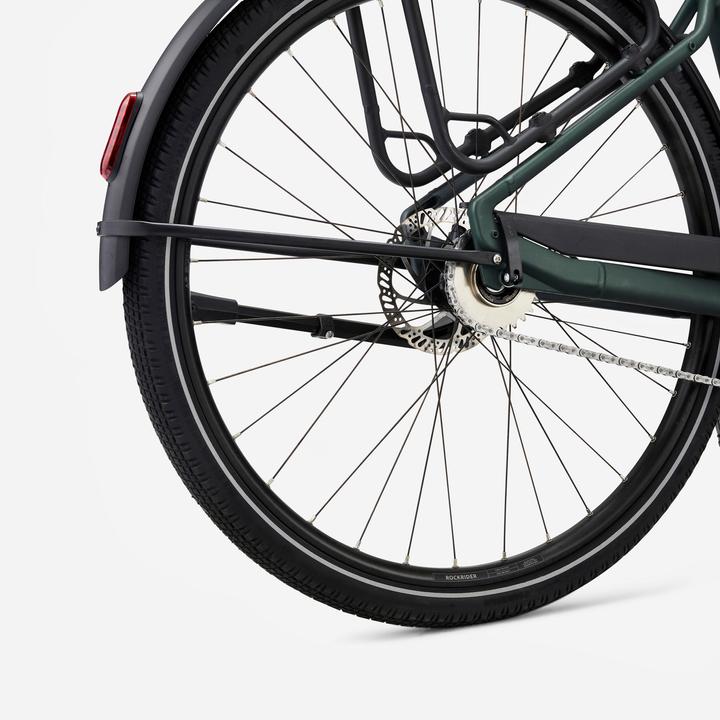 Actual product image Rockrider E-bike trekking bike 28 inch E-ACTV 900 automatic transmission low entry - green