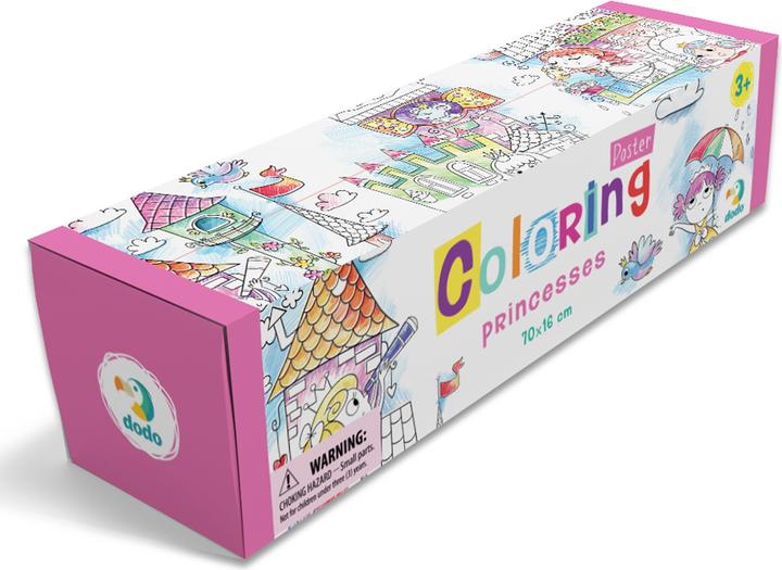 Produktbild Dodo Poster zum Ausmalen Prinzessinnen