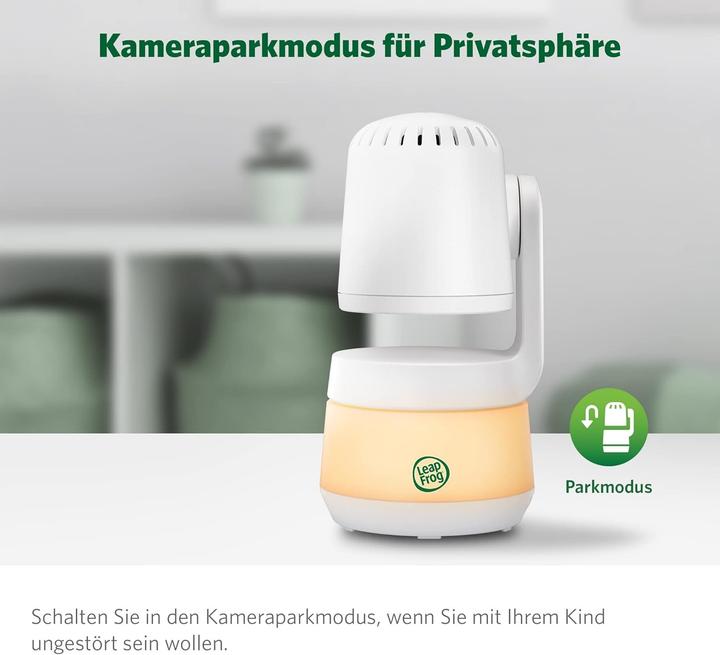 Produktbild Leapfrog Babyfon mit Kamera, 720p HD-Display, App, WLAN, Temperatur- und Feuchtigkeitssensor (Babyphone mit Kamera, 300 m)