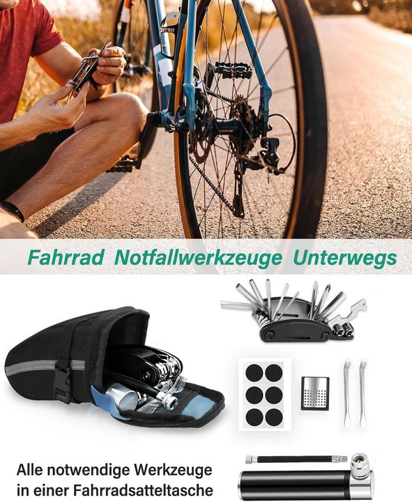 Actual product image Hazens Velo-Reparaturset mit Satteltasche