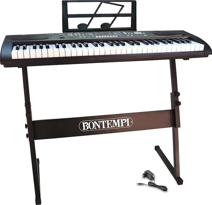 Image du produit Bontempi Clavier de luxe sur pied