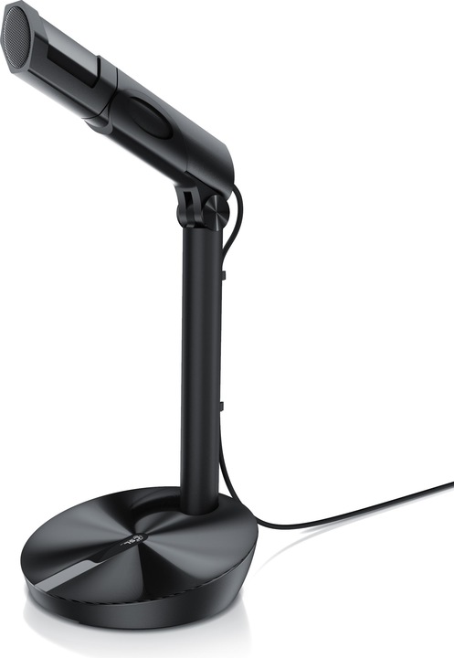 Produktbild CSL Streaming Mikrofon, USB Desktop Mikro mit Windschutz RMP 800 Tischmikrofon / Standmikrofon