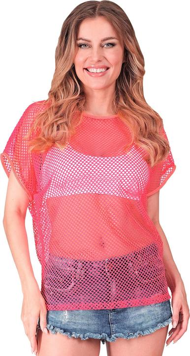 Produktbild Widmann Neon Pinkes Netzshirt kurze Ärmel (L)